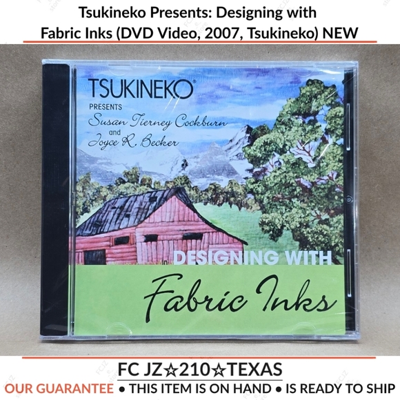 Tsukineko Presents: Designing with Fabric Inks (DVD Video, 2007, Tsukineko) NEW - Picture 1 of 7